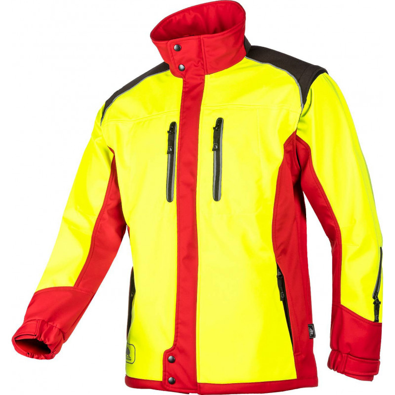 Veste softshell à manches détachables