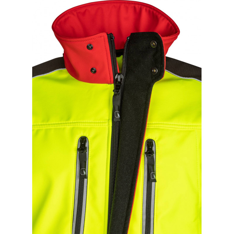 Veste softshell à manches détachables