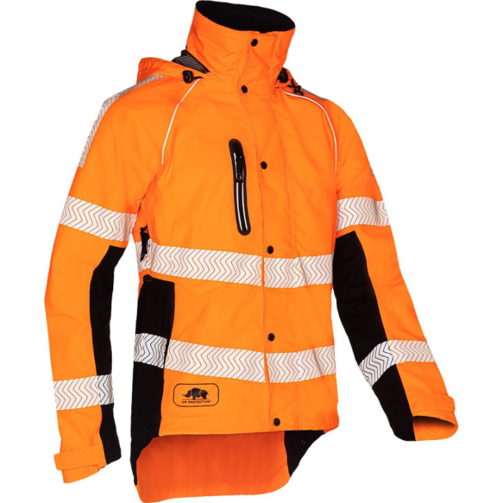 Veste de pluie haute visibilité EN ISO 20471 classe 3 SIP