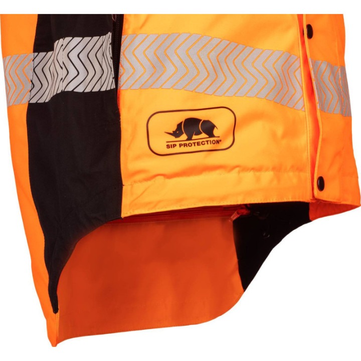 Veste de pluie haute visibilité EN ISO 20471 classe 3 SIP