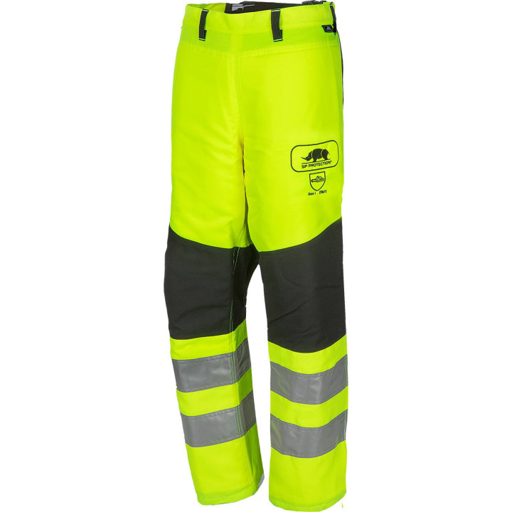 Jambières haute visibilité anti-coupure SIP pour bûcheron