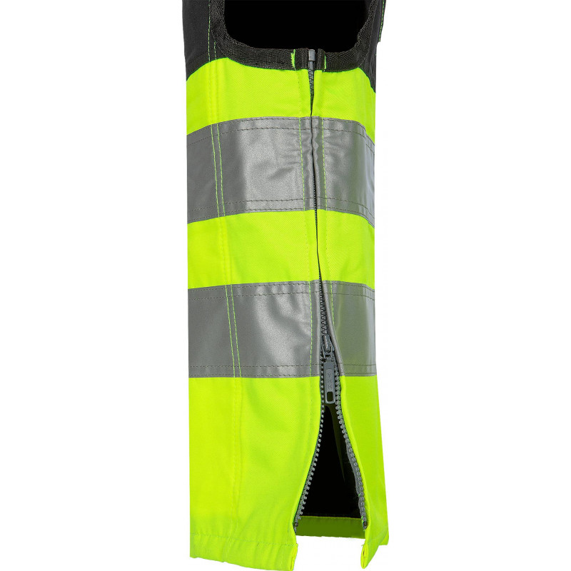 Jambières HV EN ISO 20471 classe 2 avec protection anti-coupure, classe 1 type B