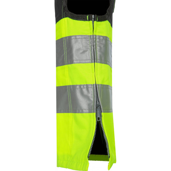 Jambières HV EN ISO 20471 classe 2 avec protection anti-coupure, classe 1 type B