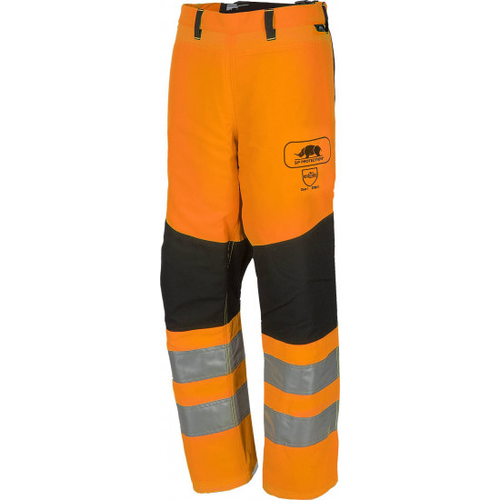 Jambières HV EN ISO 20471 classe 2 avec protection anti-coupure, classe 1 type B