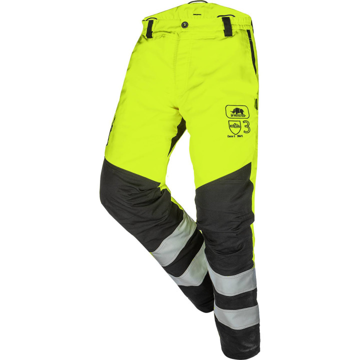 Pantalon tronçonneuse HV BasePro SIP EN 381-5 classe 3