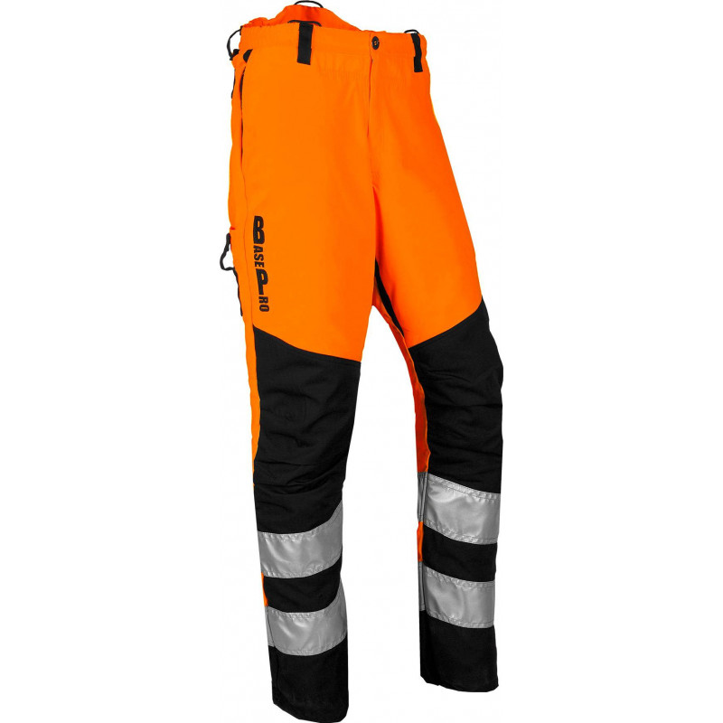 BasePro HV EN ISO 20471 class 2 Pantalon anti-coupure, EN 381-5 classe 1 type A