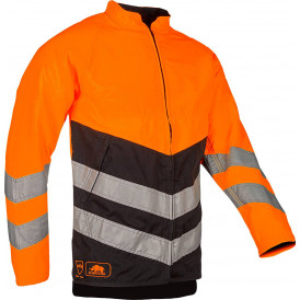BasePro Veste HV EN ISO 20471 classe 3  anti-coupure EN 381-11 classe 1 (2)