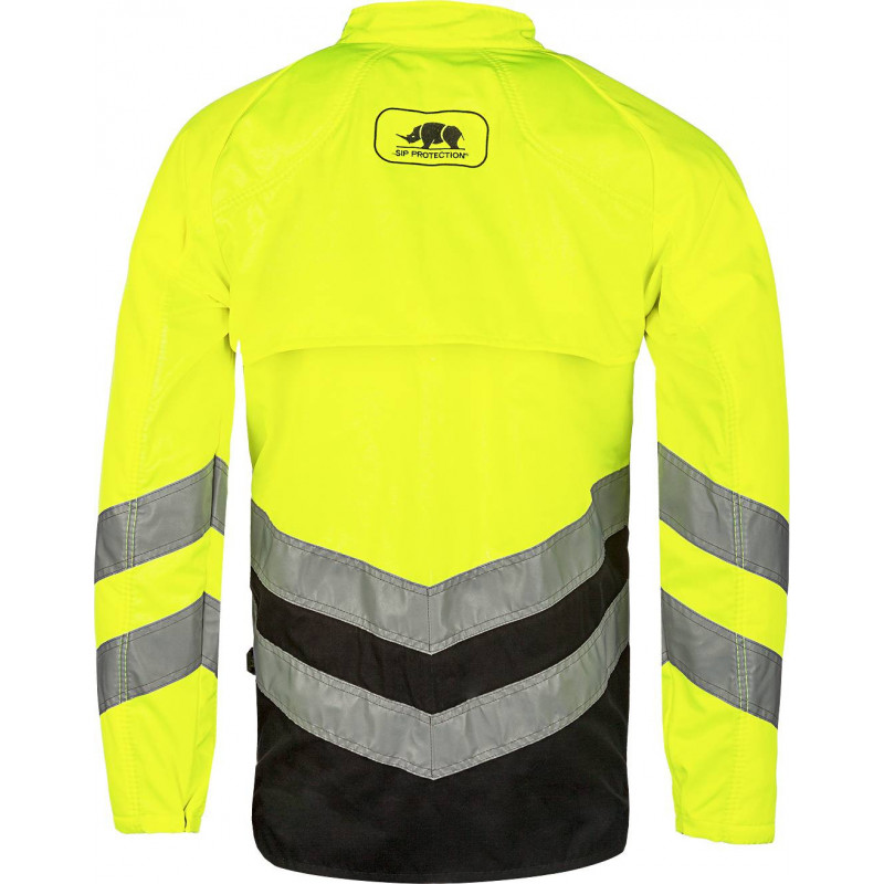 BasePro Veste HV EN ISO 20471 classe 3  anti-coupure EN 381-11 classe 1