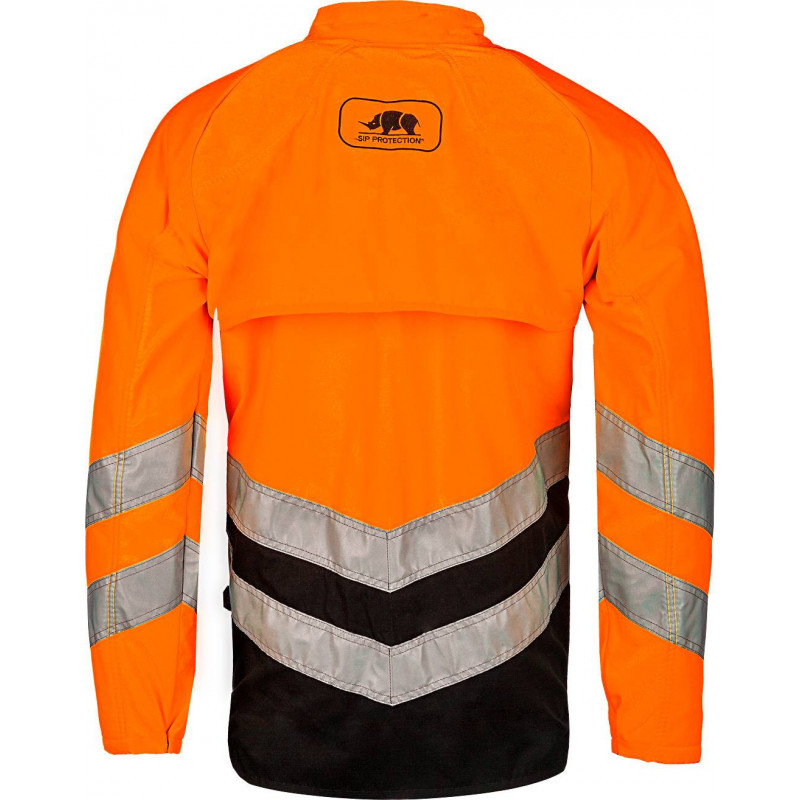 BasePro Veste HV EN ISO 20471 classe 3  anti-coupure EN 381-11 classe 1