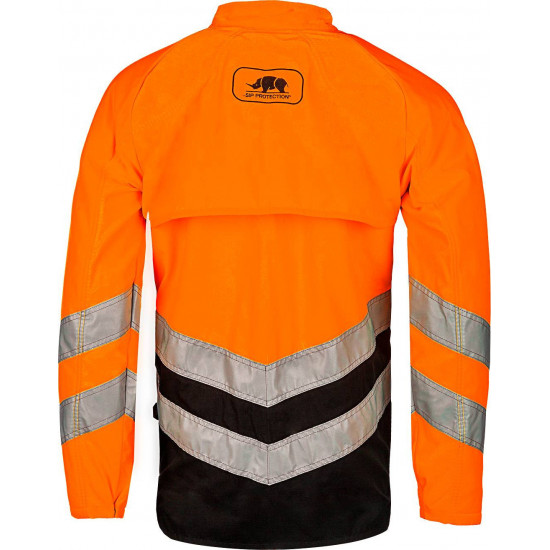 BasePro Veste HV EN ISO 20471 classe 3  anti-coupure EN 381-11 classe 1