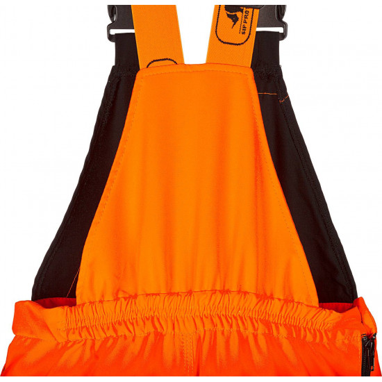 BasePro Cotte à bretelles HV EN ISO 20471 class 2 anti-coupure classe 1 type A