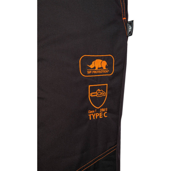 BasePro cotte à bretelles anti-coupure classe 1 forestier