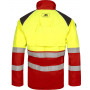 Veste anti-coupure HV EN ISO 20471 classe 2, EN 11393-6  classe 1 design B + protection ventrale