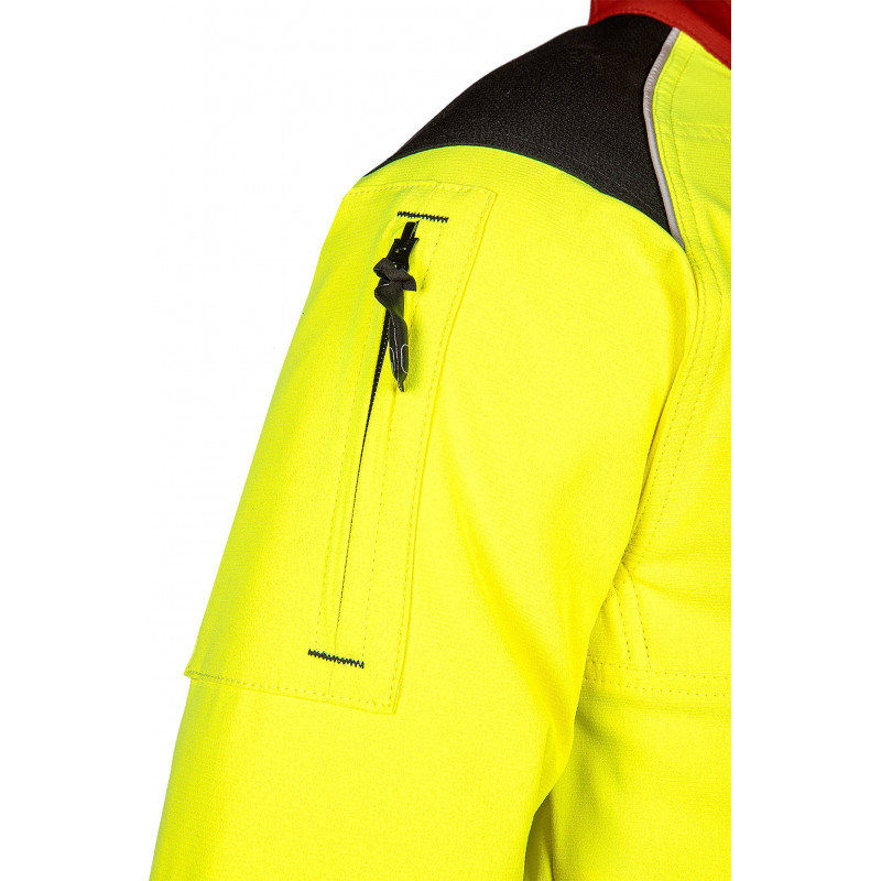 Veste anti-coupure HV EN ISO 20471 classe 2, EN 11393-6  classe 1 design B + protection ventrale