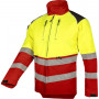 Veste anti-coupure HV EN ISO 20471 classe 2, EN 11393-6  classe 1 design B + protection ventrale