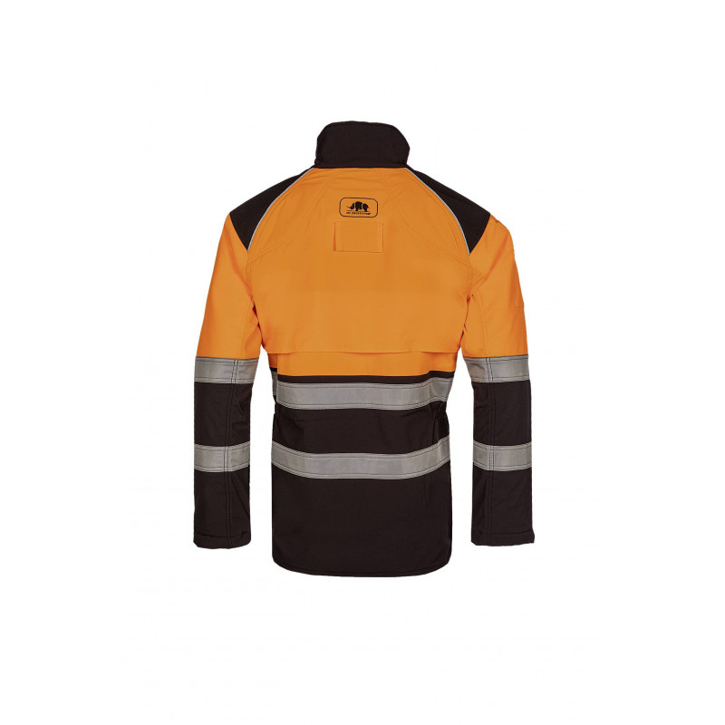 Veste anti-coupure HV EN ISO 20471 classe 2, EN 11393-6  classe 1 design B + protection ventrale