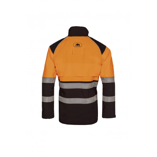 Veste anti-coupure HV EN ISO 20471 classe 2, EN 11393-6  classe 1 design B + protection ventrale
