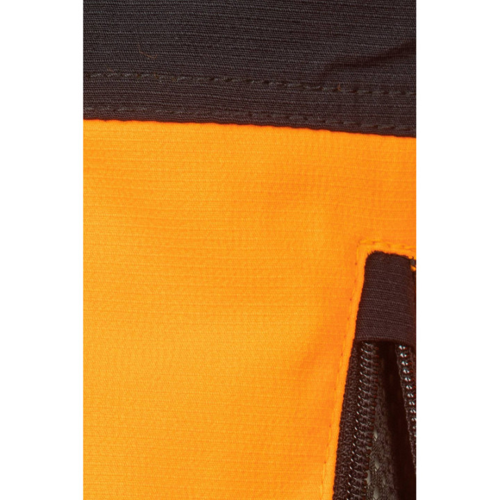 Pantalon anti-coupure classe 1 bûcheron haute visibilité