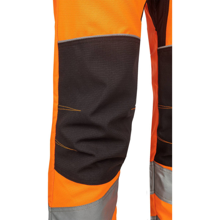 Pantalon anti-coupure classe 1 bûcheron haute visibilité
