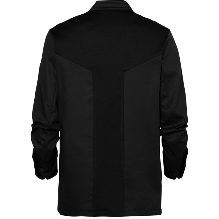 Veste de cuisine noire moderne ZEF MOLINEL unisexe