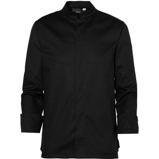 Veste de cuisine noire moderne ZEF MOLINEL unisexe