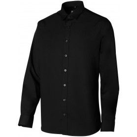 Chemise de service noire Homme en polyester coton Molinel