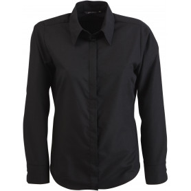 Chemise femme manches longues de service noir Molinel