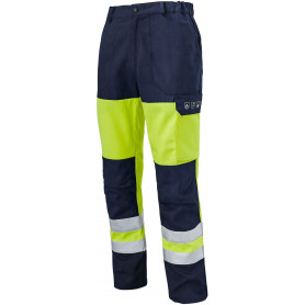 Pantalon de travail multirisques haute visibilité