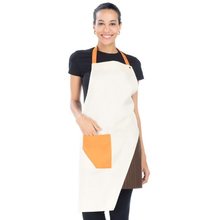 Tablier avec bavette professionnel cuisine REMI