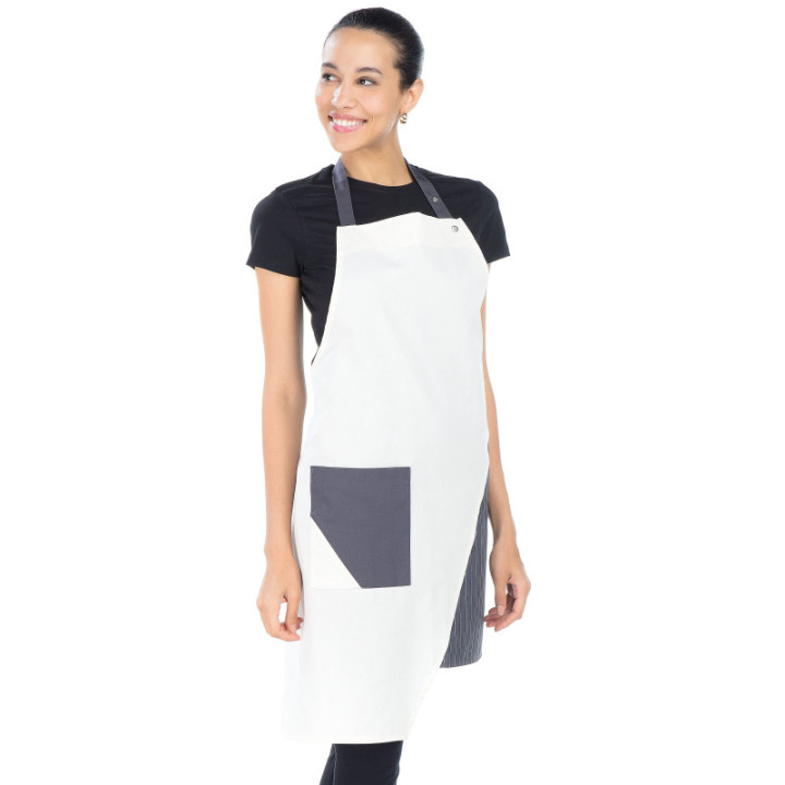 Tablier avec bavette professionnel cuisine REMI