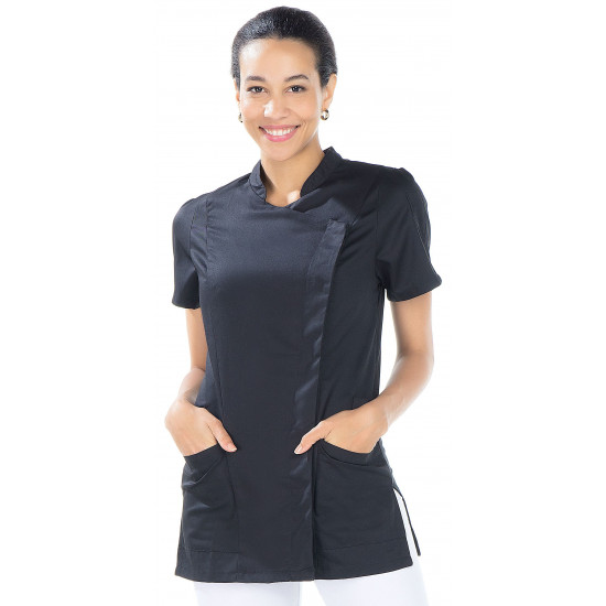 Tunique dame avec bande jersey dos et cotés