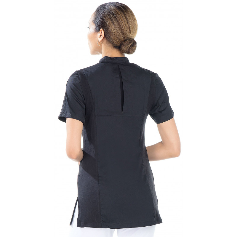Tunique dame avec bande jersey dos et cotés