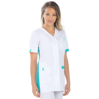 Tunique femme de travail médicale AMÉLIE REMI polycoton