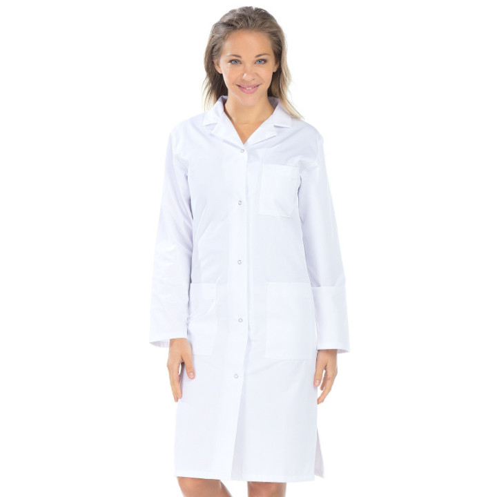 Blouse médicale femme coton serge manches longues REMI