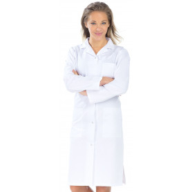 Blouse femme manches longues en coton serge (2)