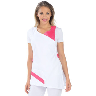 Chasuble dame médicale sans manches REMI fermeture pressions