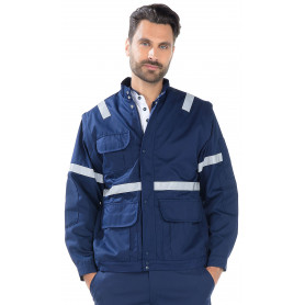 Blouson Ambulancier unisexe avec bande rétro-réfléchissante (2)