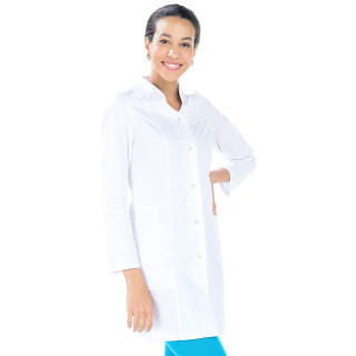 Blouse médicale femme coton bio manches longues REMI