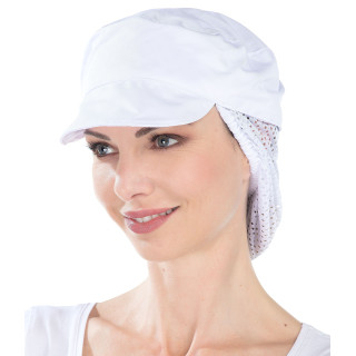 Casquette filet agroalimentaire blanche REMI professionnelle