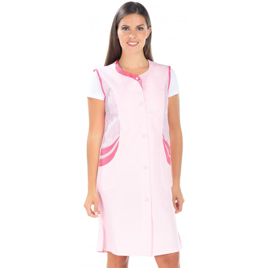 Blouse femme sans manche en polycoton
