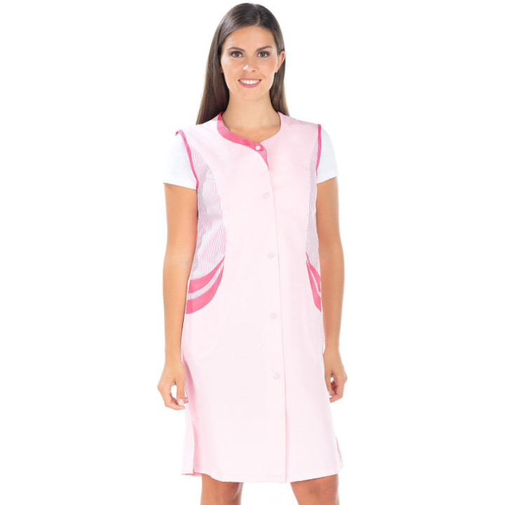 Blouse femme sans manche polycoton CECILE REMI pro