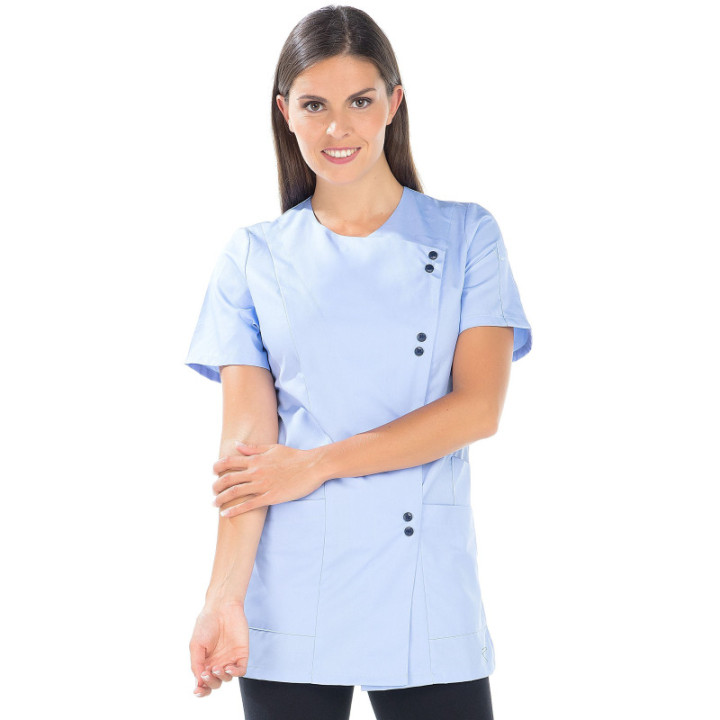 Tunique médicale femme polycoton CELINE REMI manches courtes