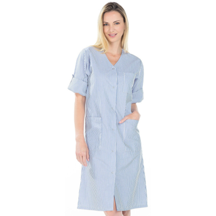 Blouse longue manches transformables femme médical REMI