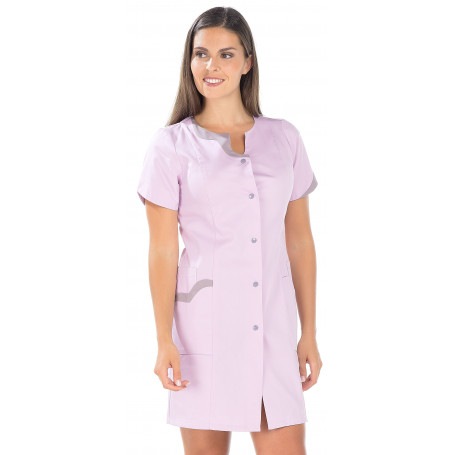 Blouse dame manches courtes coupe ajustée