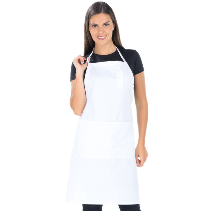 Tablier bavette à coulisse professionnel cuisine REMI