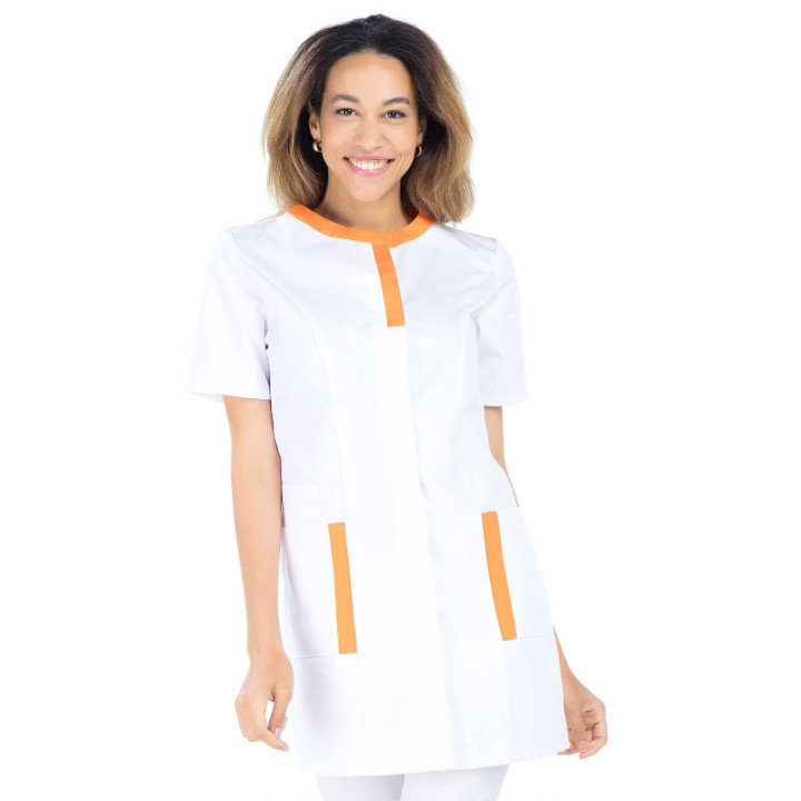 Blouse médicale femme ajustée passepoilée REMI MYRIAM