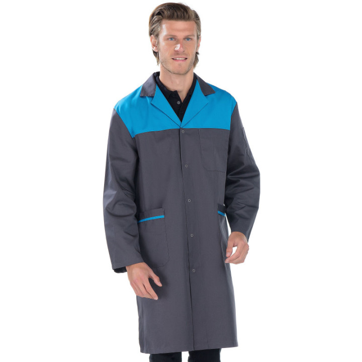 Blouse de travail homme longue milieu médical REMI