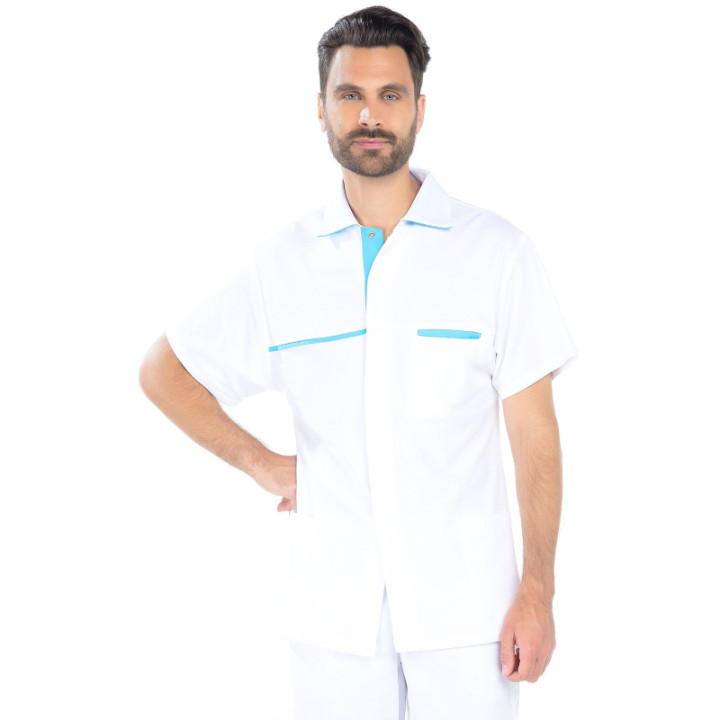 Tunique mixte manches courtes REMI pour métiers du soin