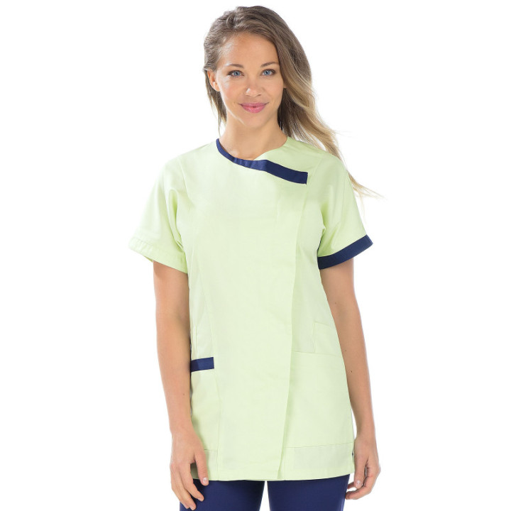 Tunique médicale femme DALHIA REMI manches courtes ajustée