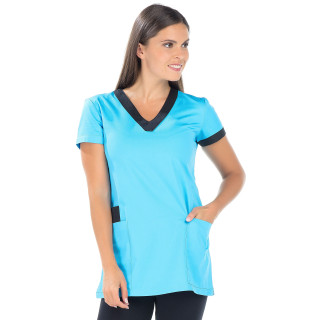 Tunique unisexe à enfiler col V médical REMI